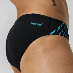 T-shirt rashguard homme END+ Splice noir/bleu